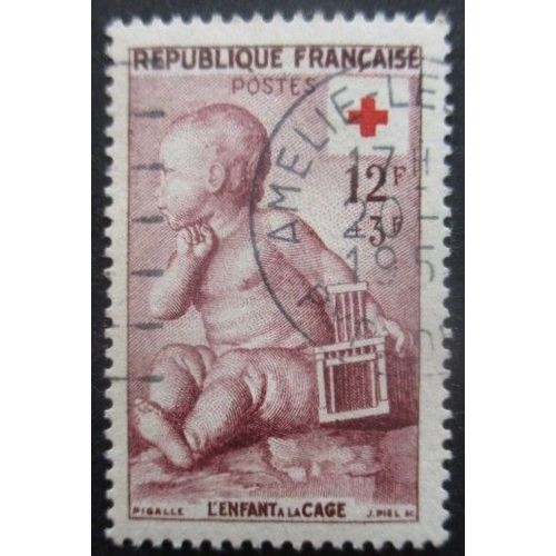 France N°1048 Croix Rouge Oblitéré