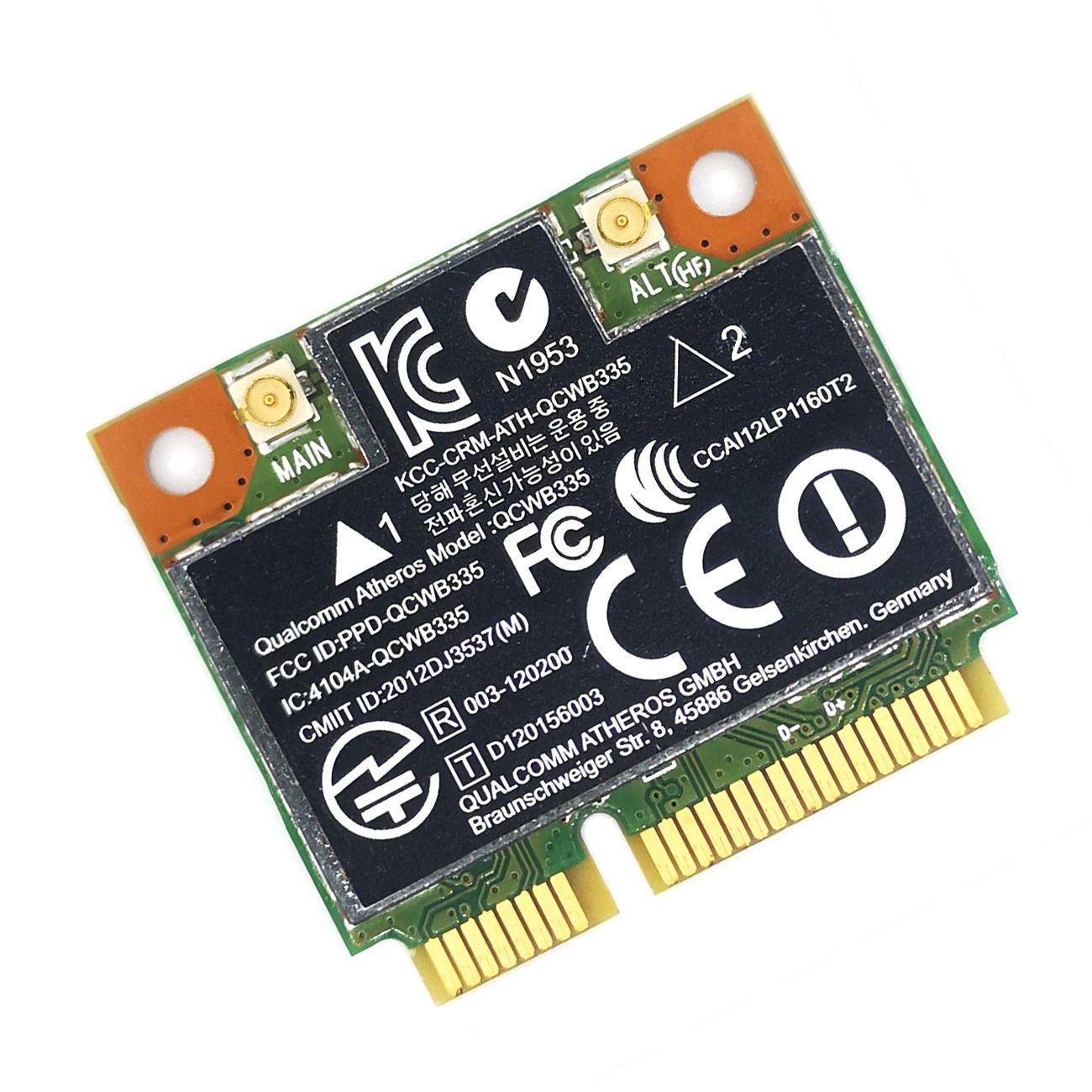 Carte WiFi AR9565 QCWB335 Mini PCIE Bluetooth 4.0 150 Mbps 2... - 3