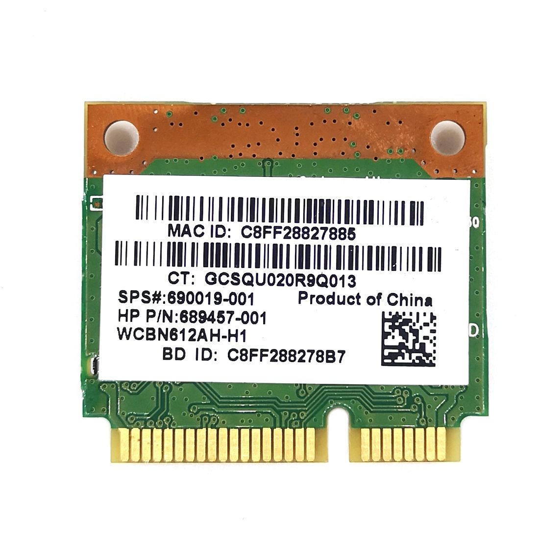 Carte WiFi AR9565 QCWB335 Mini PCIE Bluetooth 4.0 150 Mbps 2... - 5
