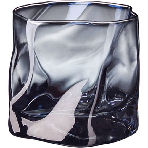 Shiba-Lot De 2 Verres À Whisky En Verre À L'ancienne Bourbon, Scotch Rocks Pour Bar, Wiskey/Wine Smokey Gris Fumé[939]