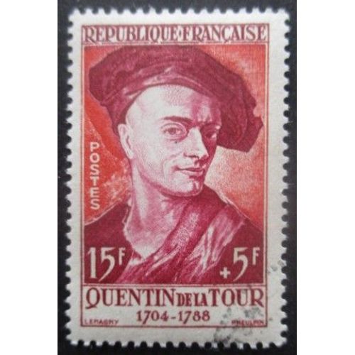 France N°1110 Quentin De La Tour Oblitéré