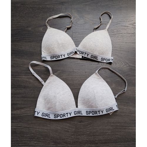 Soutien-Gorge Gris Clair 85a 12/14 Ans Kiabi