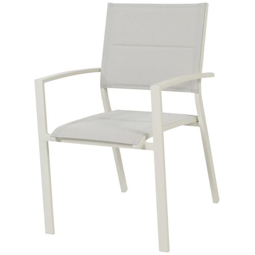 Fauteuil De Jardin En Aluminium Gris Chaud Portofino Hyba