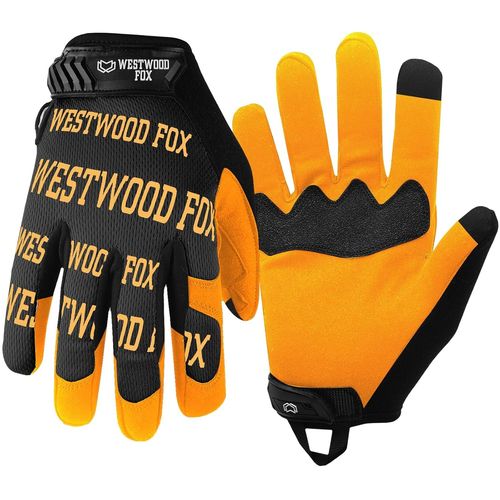 SHIBA-Gants de travail Gants de sécurité antidérapants Gants de mécanicien Grip ferme Écran tactile Hommes Femmes Gants de travail[6