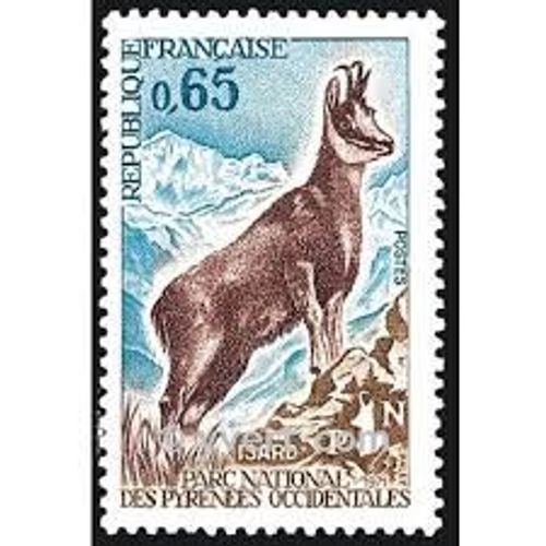 Protection De La Nature : Isard Année 1971 N° 1675 Yvert Et Tellier Luxe