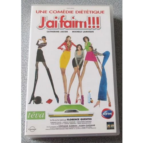 J'Ai Faim - Une Comédie Diététique Avec Catherine Jacob Et Michèle Laroque - Vhs Couleur Du Film De Florence Quentin - 1h40m
