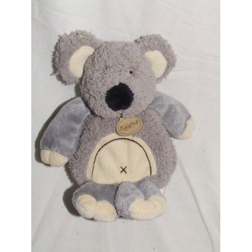 Souris Babynat Baby Nat Grise 15 Cm Assise