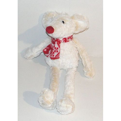 Doudou Souris Beige Clair Enesco Peluche 39 Cm