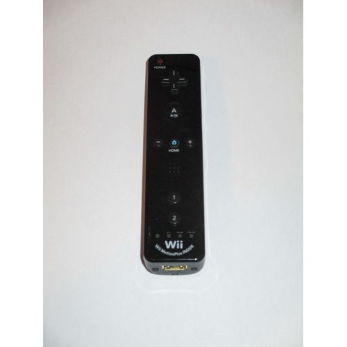 Manette Wiimote Wii Motionplus Noire