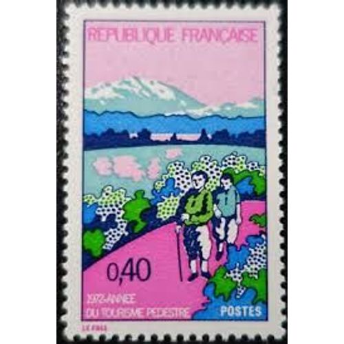 Sport : Année Du Tourisme Pédestre Année 1972 N° 1723 Yvert Et Tellier Luxe