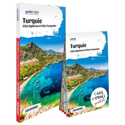 Turquie - Côte Égéenne Et Côte Turquoise - Avec 1 Carte Laminée 1/100 000