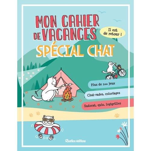 Mon Cahier De Vacances Spécial Chat