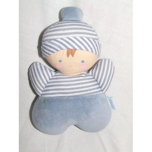 Lutin Poupee Corolle 1997 Bleu Raye Grelot