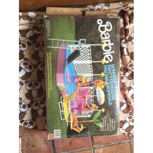 Barbie. Piscine Et Patio Tropiques. Tropical Pool Et Patio Set. Très Incomplet. En Boîte 