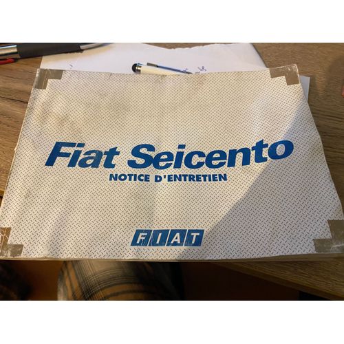 Manuel D'Utilisation Fiat Seicento 2001