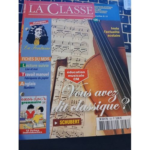 La Classe 136 Vous Avez Dit Classique?