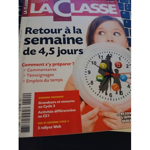 La Classe 240 Retour De La Semaine De 4,5 Jours