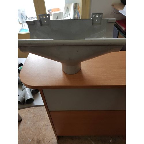 Naissance centrale pvc gris diametre 25 cm