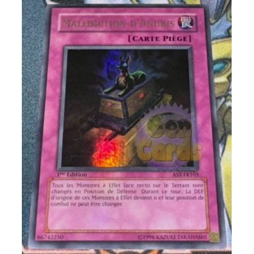 Yu Gi Oh Ast Fr105 Malediction D'Anubis Ultra Rare