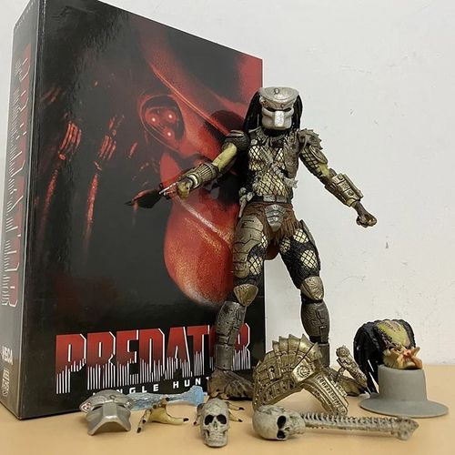 Figurine Neca Predator Prey Alien Jungle Hunter 18 Cm, Articulée, Modèle De Collection
