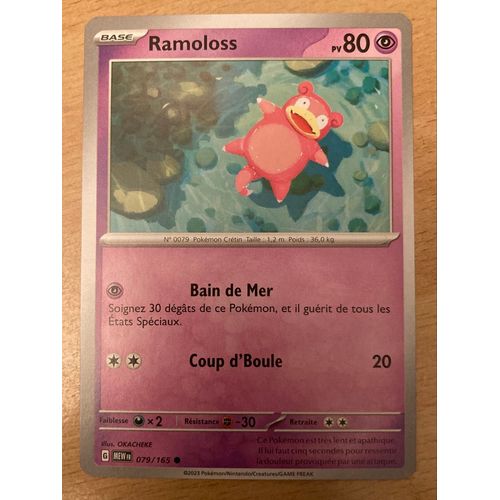 (1217) Ramoloss 79/165 Pokemon 