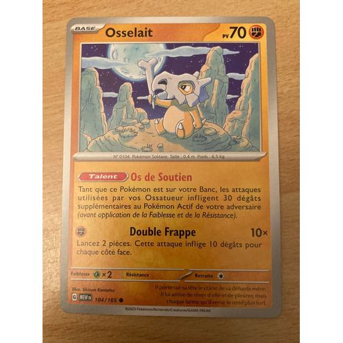 (935) Osselait 104/165 Pokemon 