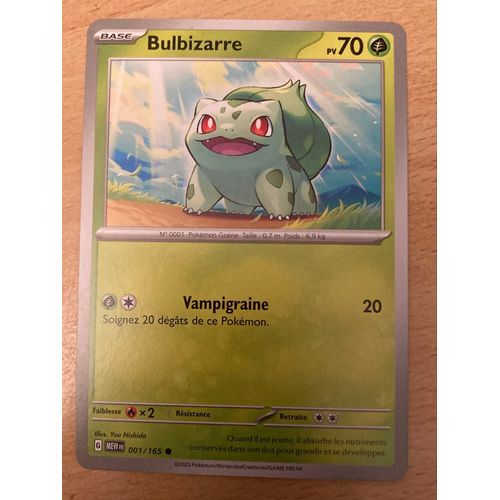 (1123) Bulbizarre 1/165 Pokemon 