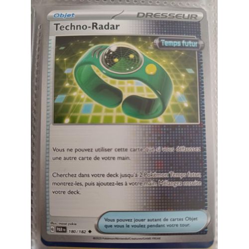 Peu Commune - Pokemon - Faille Paradoxe - Techno-Radar 180/182