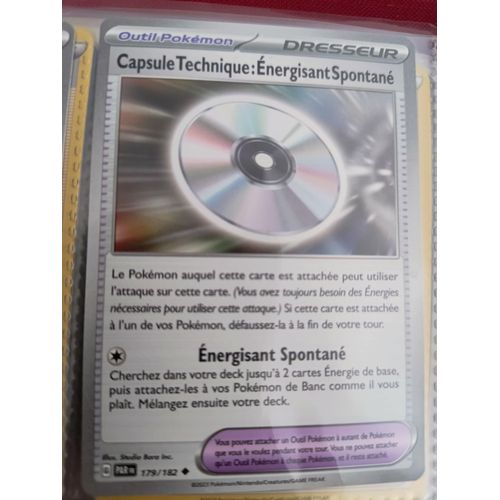 Peu Commune - Pokemon - Faille Paradoxe - Capsule Technique : Énergisant Spontané 179/182
