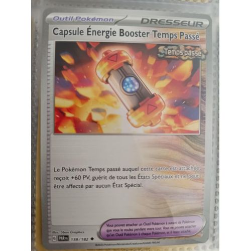 Peu Commune - Pokemon - Faille Paradoxe - Capsule Énergie Booster Temps Passé 159/182