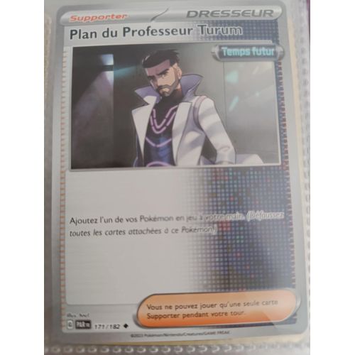 Peu Commune - Pokemon - Faille Paradoxe - Plan Du Professeur Turum 171/182