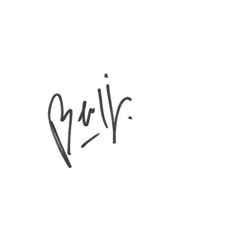 Autographe De : Benjamin Castaldi