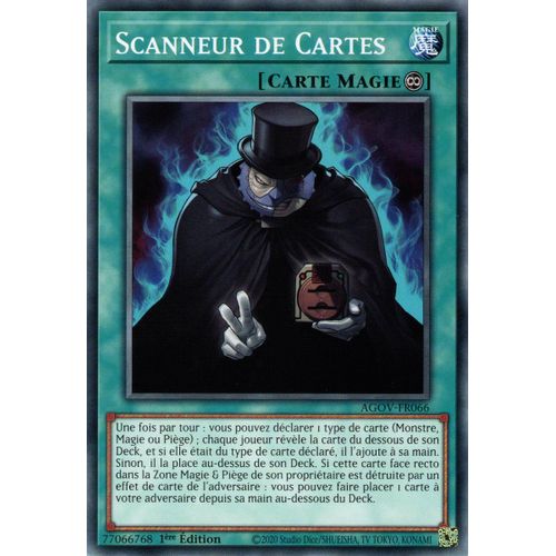 Yu Gi Oh ! Scanneur De Cartes Agov-Fr066 Commune En Français