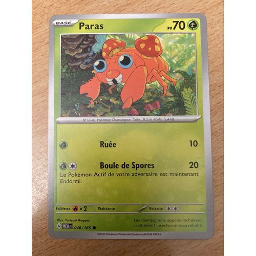 (995) Paras 46/165 Pokemon 