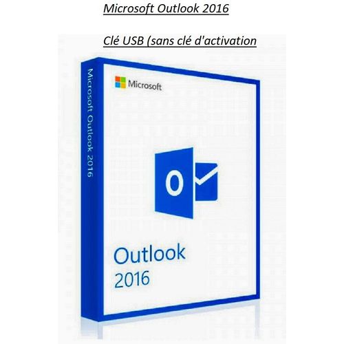 Microsoft Outlook 2016 Clé USB (sans clé d'activation