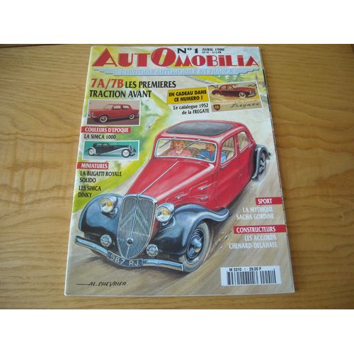 7 Magazines Automobilia. N° 1 A 8