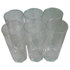 6 Verres À Bière Cristal Transparent