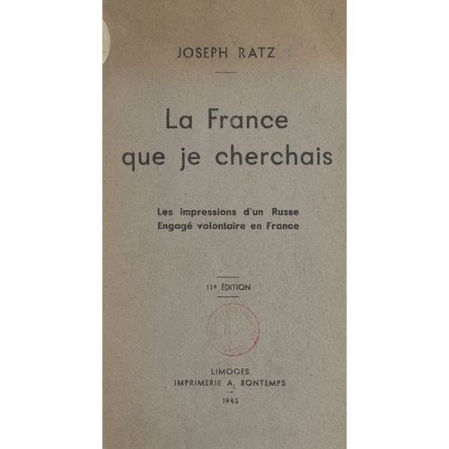 La France Que Je Cherchais