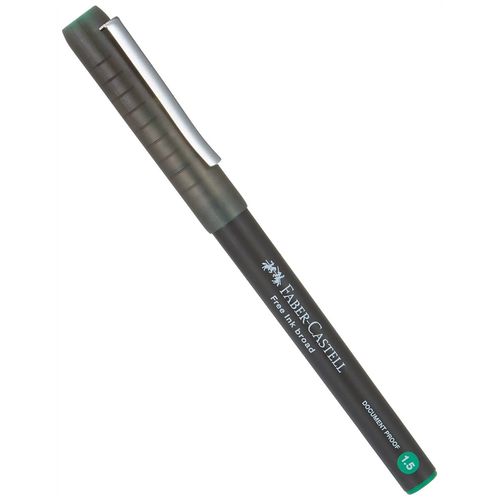 Faber-Castell Roller Free Ink Broad Vert