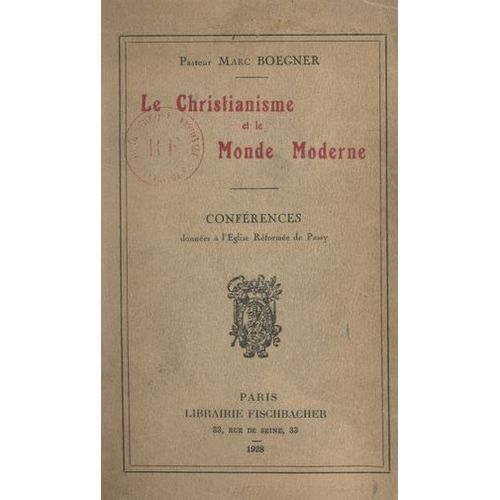 Le Christianisme Et Le Monde Moderne