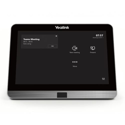 Yealink MTouch II - Tablette de contrôle tactile de 8 pouces PoE - Certifiée Microsoft Teams