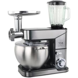 Robot ménager multifonction 10L 2000W - avec mélangeur et hachoir à viande - Robot culinaire puissant 3-en-1, 10L - 2000W