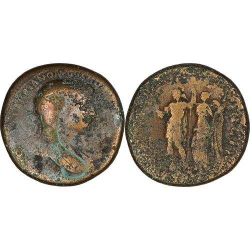 Rome - Sesterce - Trajan - 107 Ad - Victoire Couronnant Trajan - 24.09 G. - Ric.549 - 25-190