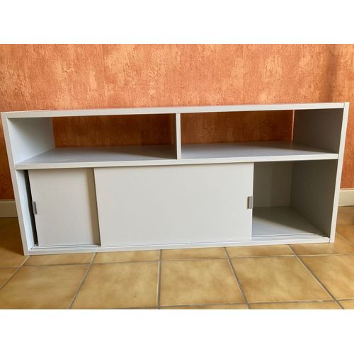 Banc Tv Gris 97x32 Cms État Neuf 