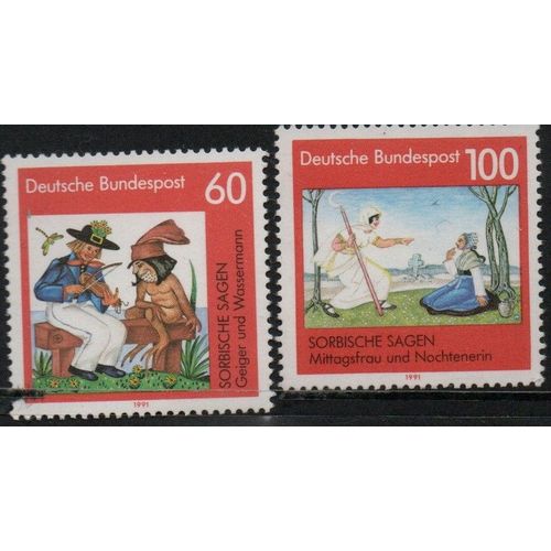 Allemagne Timbres Contes Pour Enfants 1993