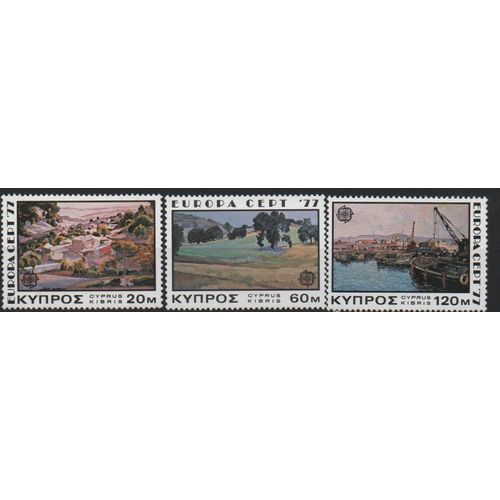 Chypre Timbres Europa 1977