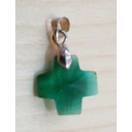 Croix Plaquée Or Cristal Swarovski (Ref D26)