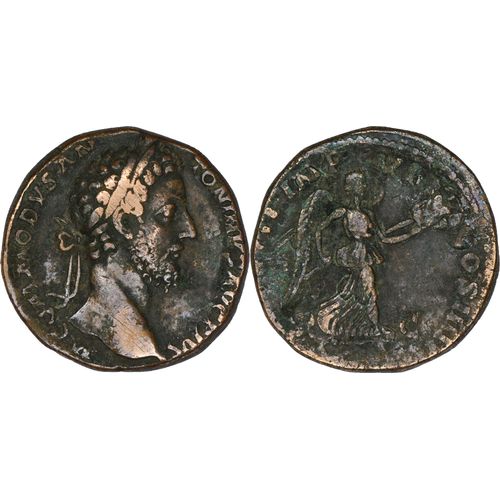 Rome - Sesterce - Commode - 183 Ad - Victoire Portant Trophée - Tres Rare - Ric.374 - 25-188