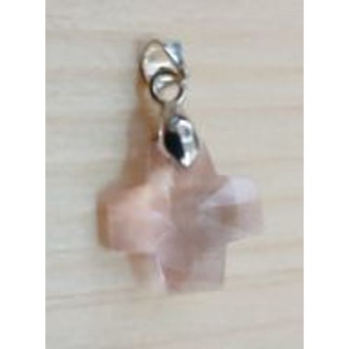 Croix Plaquée Or Cristal Swarovski (Ref D39)