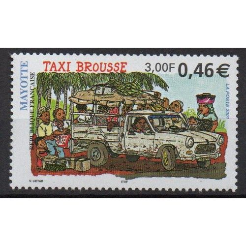 Mayotte Timbre Taxi-Brousse 2001